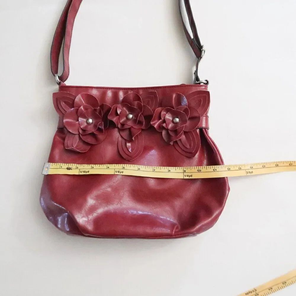 Nicole Miller Red Handbag - Picture 9 of 10